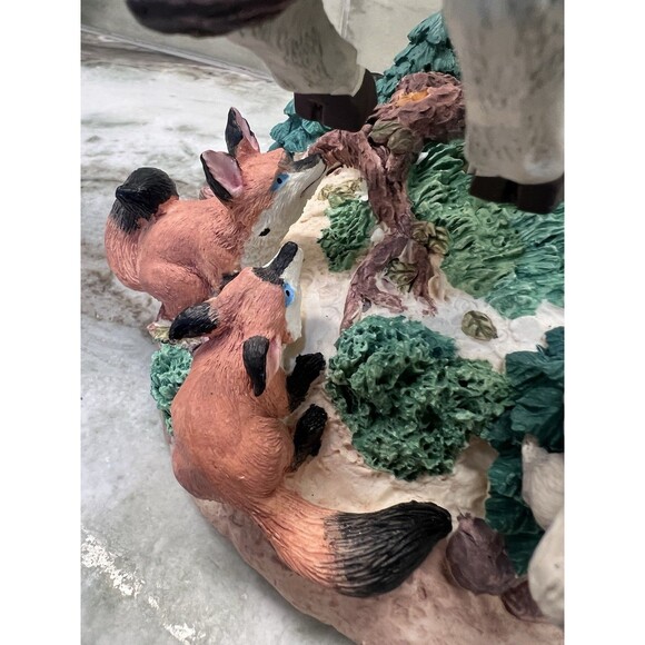 House of Lloyd Christmas Santa on horse Rocking music box Fox Bun Tally Ho Ho Ho - Picture 6 of 13